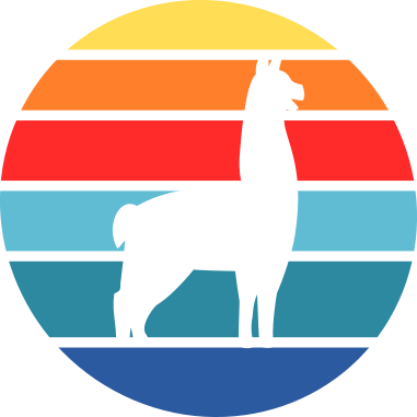 llamas_retro_circle_only
