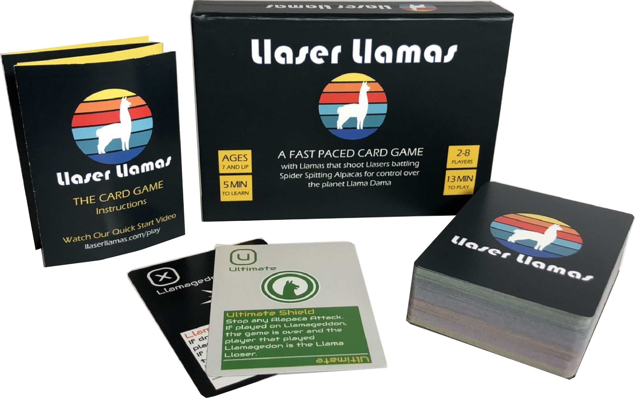 Llaser Llamas Card Set Card game